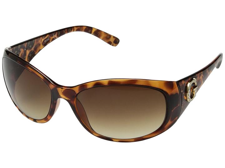 Guess Gu6389 (tortoise/gradient Brown Lens) Fashion Sunglasses