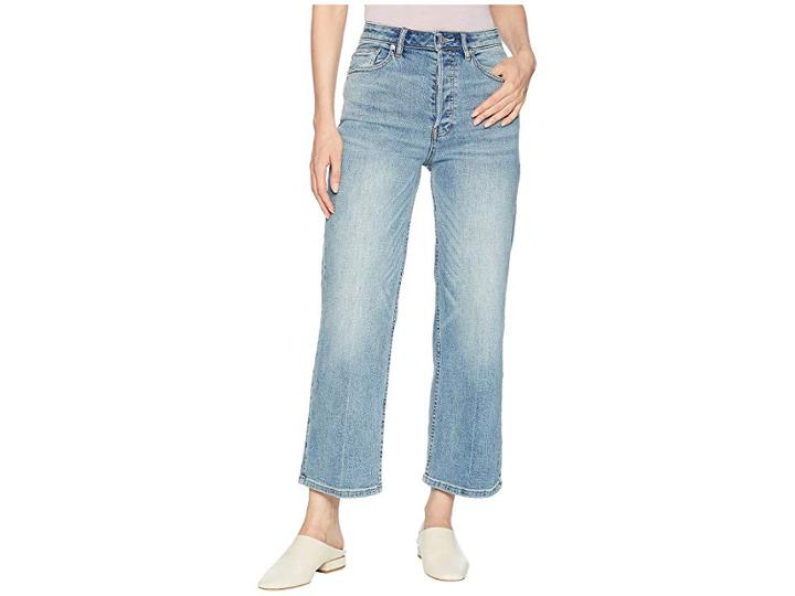 Free People Wales Wide Leg Jeans (blue) Women's Jeans