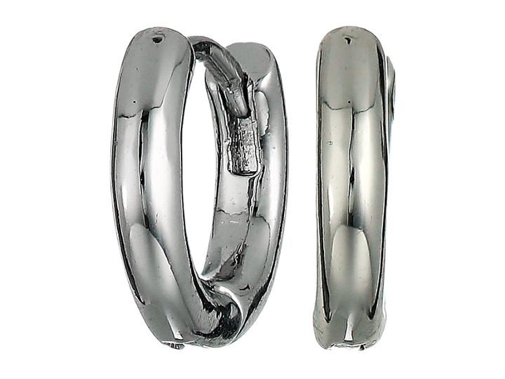 French Connection Huggie Hoop Earrings (rhodium) Earring