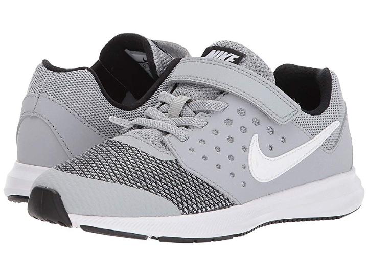 Nike Kids Downshifter 7 (little Kid) (wolf Grey/white/black 2) Boys Shoes