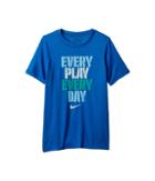 Nike Kids Dry Training Every Play T-shirt (little Kids/big Kids) (blue Nebula) Boy's T Shirt