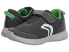 Geox Kids Waviness 3 (big Kid) (grey/green) Boy's Shoes