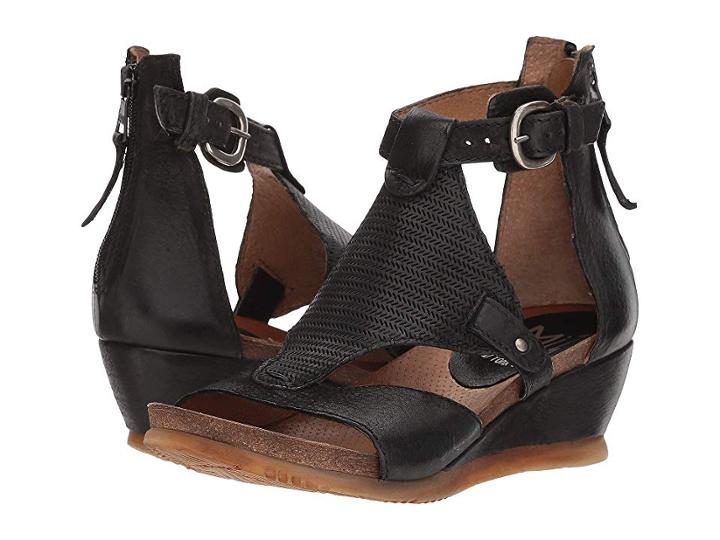 Miz Mooz Maya (black) Women's Zip Boots