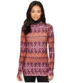 Burton Midweight Long Neck (starling Mojave) Women's Long Sleeve Pullover