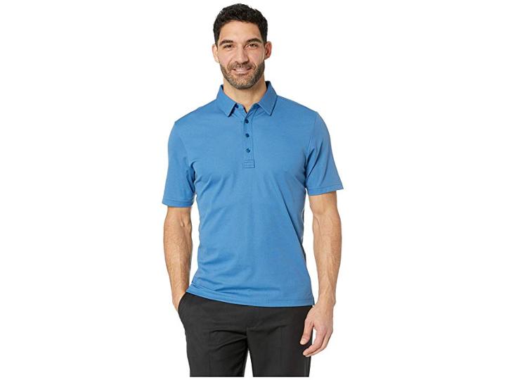 Travismathew The Ten Year Polo (vintage Indigo/french Blue) Men's Clothing