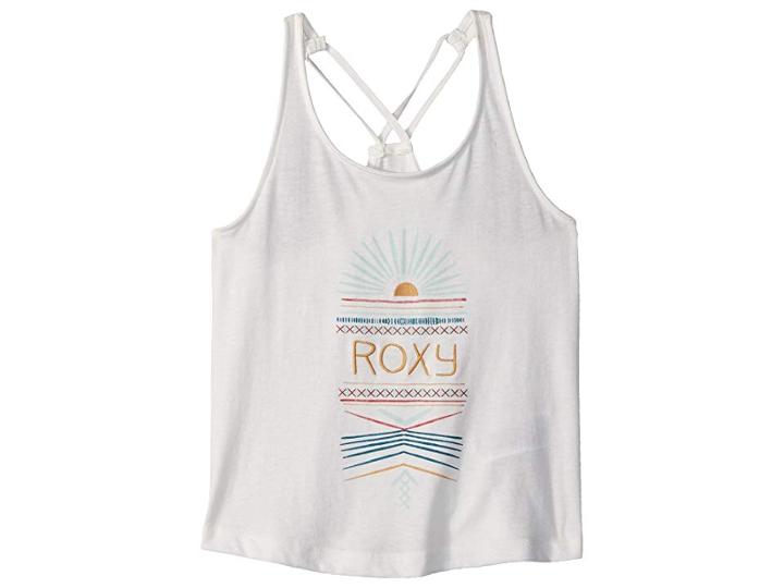 Roxy Kids Discover Something Double Strap Top (big Kids) (marshmallow) Girl's Sleeveless