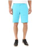 Nike Golf Modern Fit Print Shorts (omega Blue/vivid Orange/dark Grey/wolf Grey) Men's Shorts