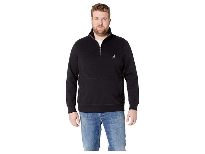 Nautica Big & Tall Big Tall Fleece Basic (true Black) Men's Clothing