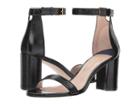 Stuart Weitzman 75lessnudist (black Gleaming Tripon) Women's Shoes