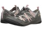 Jbu Hibiscus (grey/pastel Pink Brushed Microbuck/neoprene) Women's Shoes