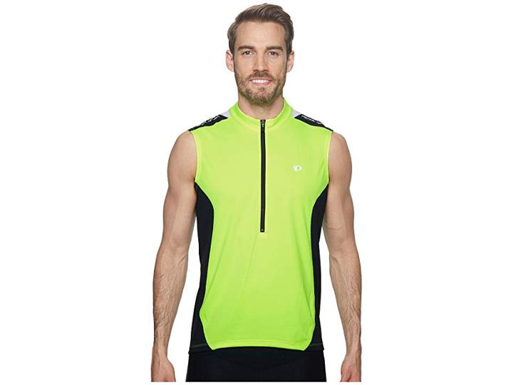 Pearl Izumi Select Quest Sleeveless Jersey (screaming Yellow/black) Men's Clothing