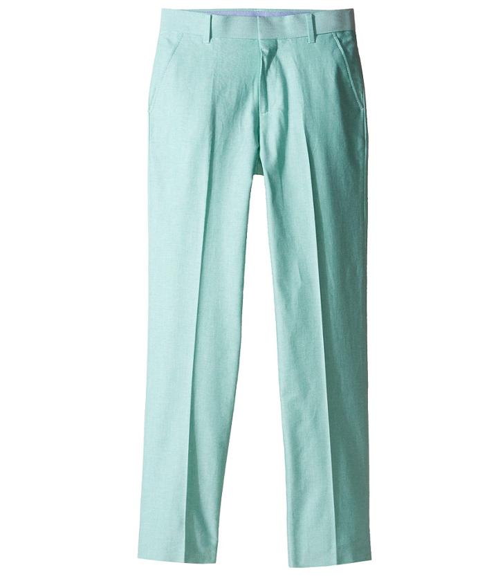 Tommy Hilfiger Kids Oxford Pants (big Kids) (green) Boy's Casual Pants