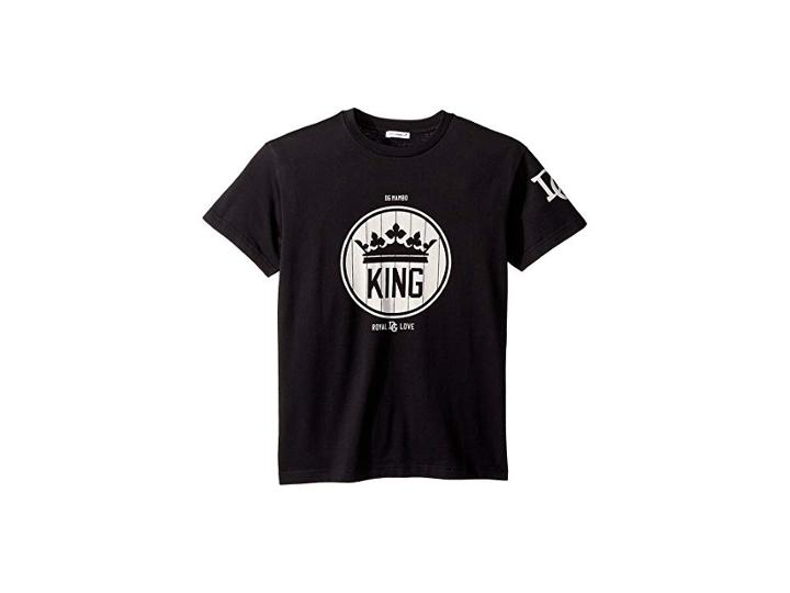Dolce & Gabbana Kids King T-shirt (big Kids) (black) Boy's T Shirt