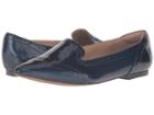 Isola Christie (ink Blue Goat Crinkle Patent) Women's Flat Shoes