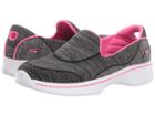 Skechers Kids Go Walk 4 81136l (little Kid/big Kid) (black/hot Pink) Girl's Shoes