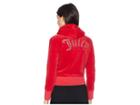 Juicy Couture Cropped Velour Jacket With Gothic Logo (astor) Women's Coat