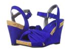 A2 By Aerosoles Coral Plush (blue Fabric Microfiber) Women's Shoes