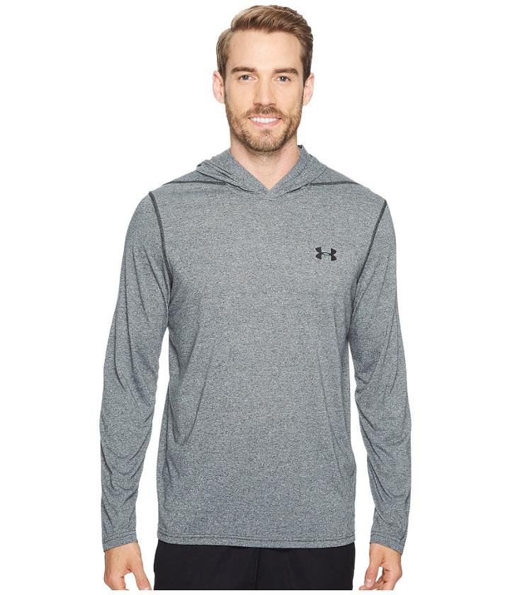 Under Armour Ua Threadborne Hoodie (black 1) Men's Sweatshirt