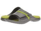 Crocs Modi Sport Slide (graphite/volt Green) Slide Shoes