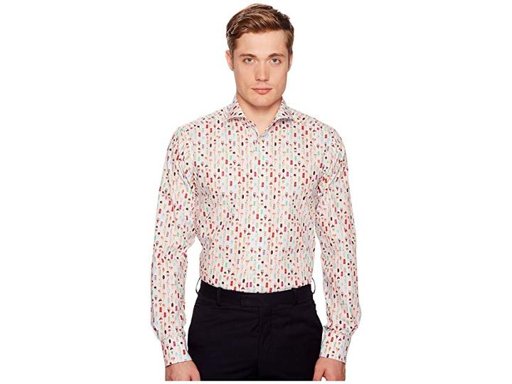 Eton Contemporary Fit Ice Cream Shirt (multi) Men's Long Sleeve Button Up