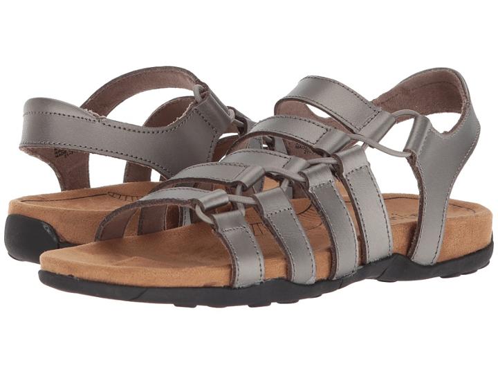 Minnetonka Ballard (pewter Leather) Women's Sandals