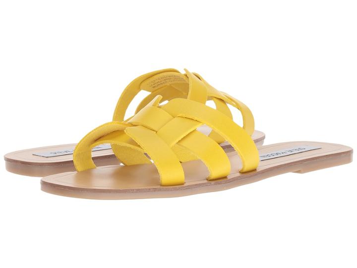 Steve Madden Sicily (yellow Leather) Women's Shoes