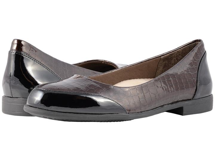 Trotters Arnello (dark Brown) Women's Flat Shoes