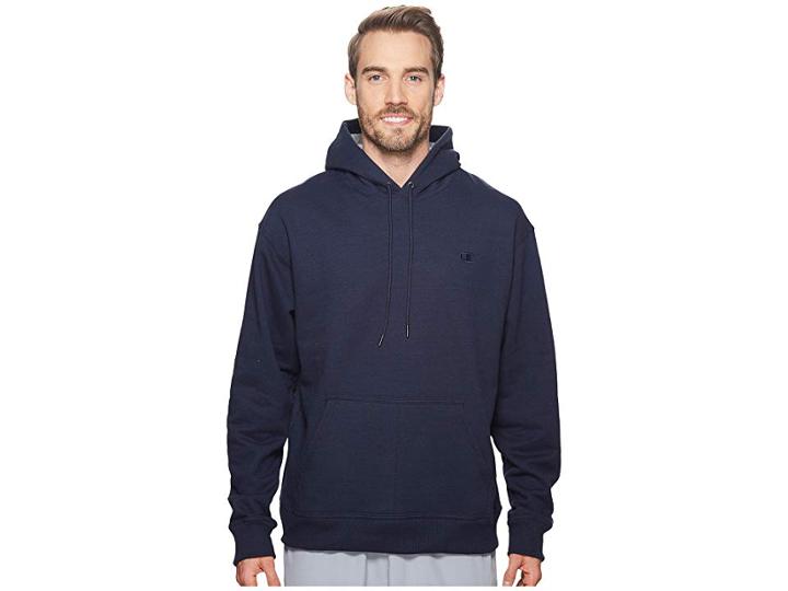 Champion Powerblend Pullover Hoodie (navy) Men's Sweatshirt