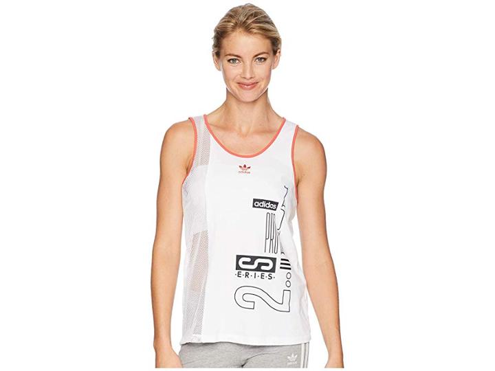 Adidas Originals Active Icons Tank Top (white) Women's Sleeveless