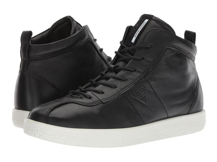 Ecco Soft 1 High Top (black) Women's Shoes