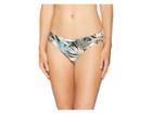 Roxy Solid Softly Love Reversible 70s Bottoms (thyme Canopy Palm) Women's Swimwear
