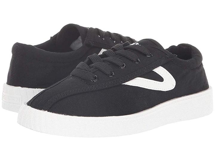 Tretorn Kids Nylite Plus (little Kid/big Kid) (black/white) Kid's Shoes