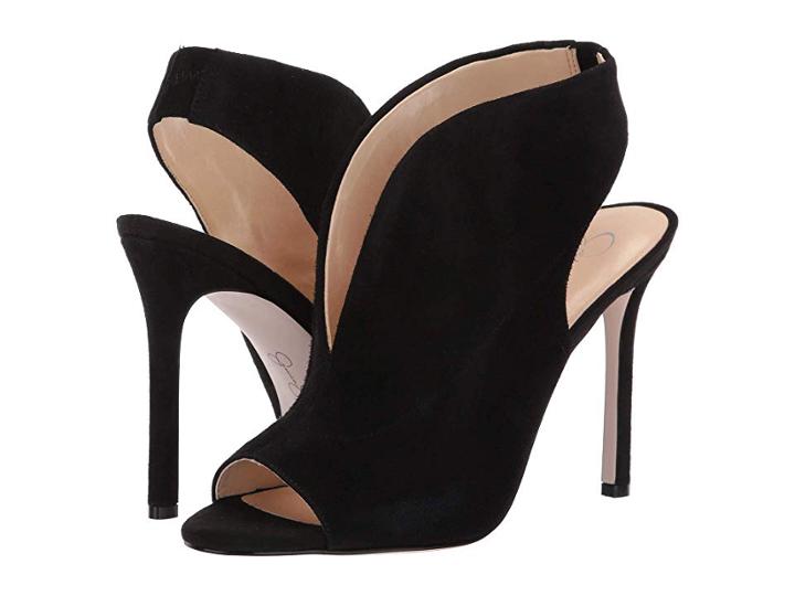 Jessica Simpson Javrey (black Lux Kid Suede) Women's Shoes