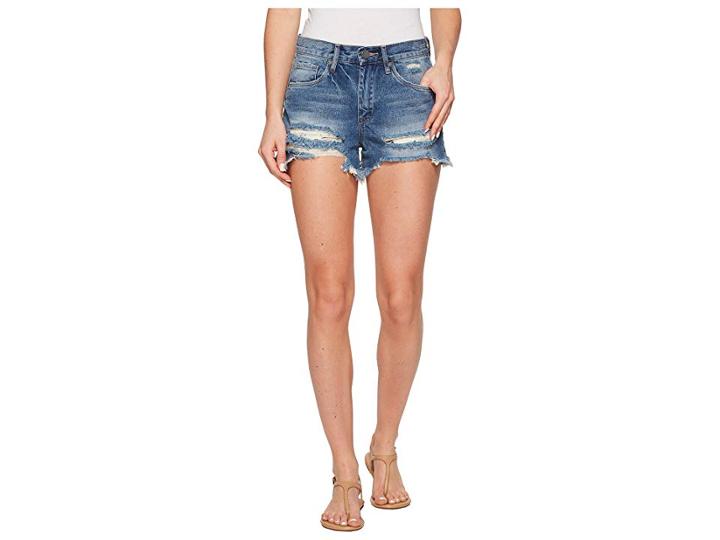 Blank Nyc High-rise Distressed Shorts In Poster Child (poster Child) Women's Shorts