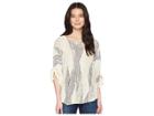 Nic+zoe Petite Tiles Tie Top (multi) Women's Clothing