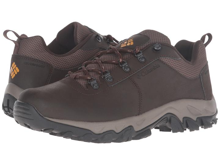 Columbia Newton Ridge Plus Low Waterproof (cordovan/squash) Men's Waterproof Boots