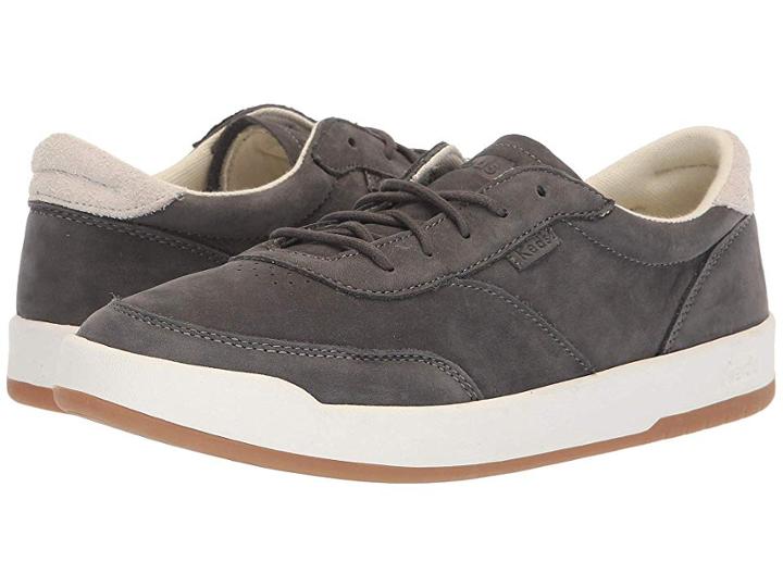 Keds Match Point Nubuck (dark Gray Nubuck) Women's Lace Up Casual Shoes