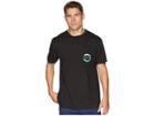 Rvca Big Network Short Sleeve (black) Men's Clothing