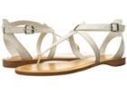 Frye Rachel T Sandal (white Smooth Full Grain) Women's Sandals
