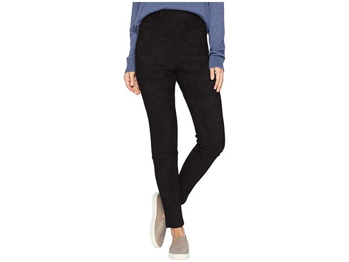 Splendid Highline Faux Suede Leggings (black) Women's Casual Pants