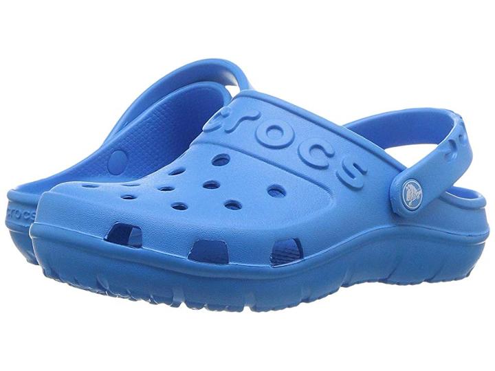 Crocs Kids Hilo Clog (toddler/little Kid) (neon Magenta) Kids Shoes
