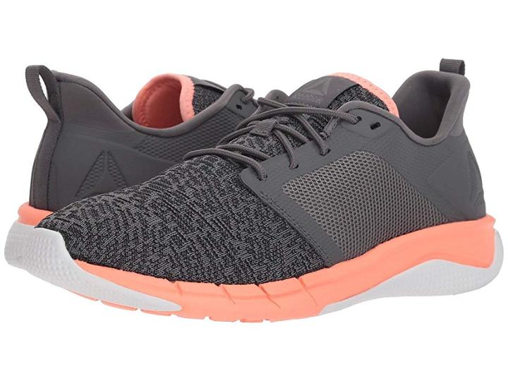 Reebok Print Run 3.0 (shark/ash Grey/digital Pink/white) Women's Running Shoes