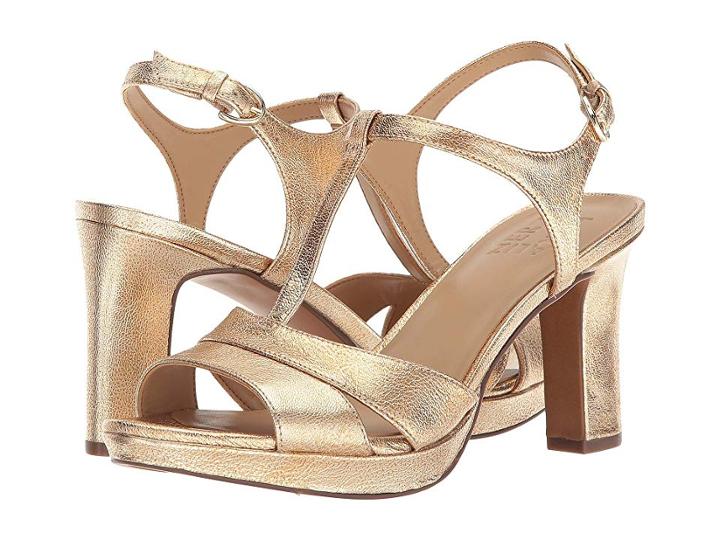 Naturalizer Finn (platino Metallic Leather) High Heels