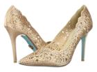 Blue By Betsey Johnson Elsa (blush Satin) High Heels
