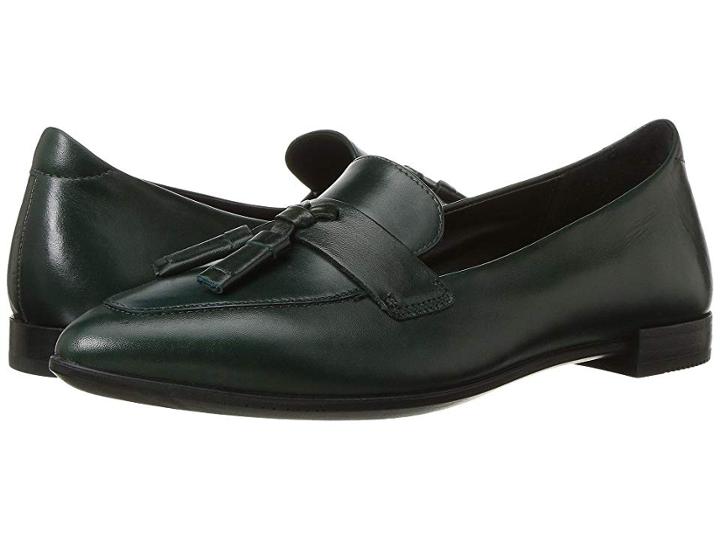Ecco Shape Pointy Tassel Ballerina (dioptase) Women's Dress Flat Shoes