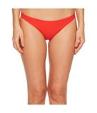 Tory Burch Swimwear Solid Low Rise Hipster Bottom (poppy Red) Women's Swimwear
