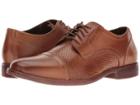 Rockport Style Purpose Woven Cap Toe (cognac Leather) Men's Shoes