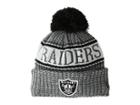 New Era Oakland Raiders Sport Knit (dark Grey) Baseball Caps