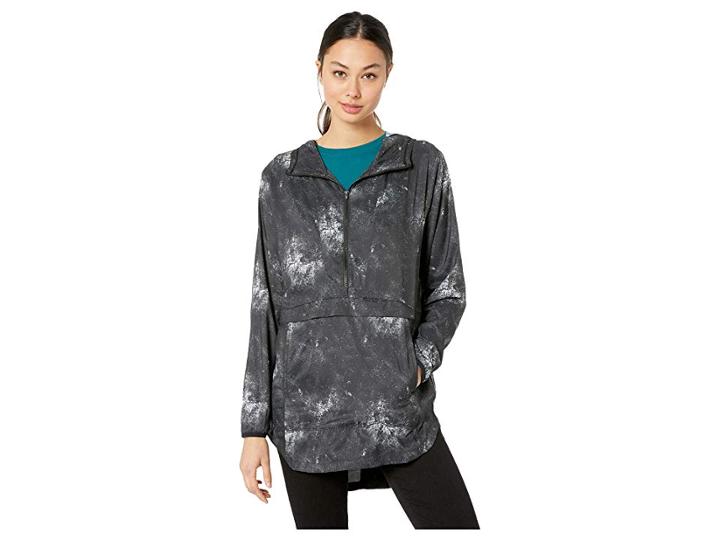 Hurley Wash Windbreaker Jacket (black) Women's Coat