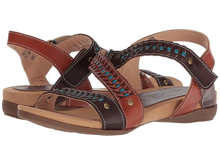 L'artiste By Spring Step Joaquima (brown Multi) Women's Shoes